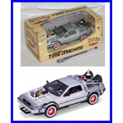 RITORNO AL FUTURO Parte 3 Modello Auto DeLorean DieCast 20cm WELLY Originale