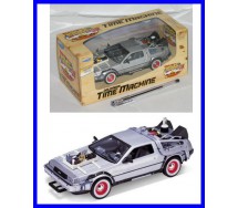 RITORNO AL FUTURO Parte 3 Modello Auto DeLorean DieCast 20cm WELLY Originale