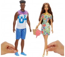 BARBIE and KEN Fashion Pack Outfit for 2 Dolls MATTEL HBV72