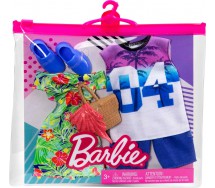 BARBIE and KEN Fashion Pack Outfit for 2 Dolls MATTEL HBV72