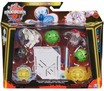 BAKUGAN Battle Pack White Base Special Attack Bruiser Original Spin Master