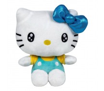 HELLO KITTY 16cm 50th ANNIVERSARY Blue Original Play By Play Sanrio Soft Toy