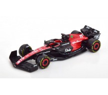copy of Modello DieCast ALFA ROMEO C42 Auto Formula 1 Scala 1/43 15cm Pilota VALTTERI BOTTAS N. 77 Originale Bburago 38067