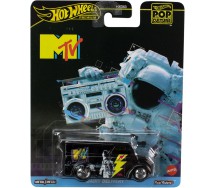 MTV MUSIC VAN Model DAIRY DELIVERY Die Cast Scale 1:64 7cm HotWheels Pop Culture HVJ43