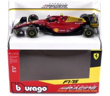 Modello DieCast FERRARI F1-75 Auto Formula 1 Scala 1/43 12cm  2022 Pilota LECLERC Numero 16 Originale Bburago 36832L 18-36832