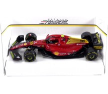 BROKEN PACKAGE Car Model F1 FERRARI F1-75 Monza 2022 GIALLO MODENA 1/43 SAINZ 55 Bburago