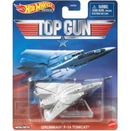 Die Cast Model Plane GRUMMAN F-14 TOMCAT From Top Gun 9cm Hot Wheels