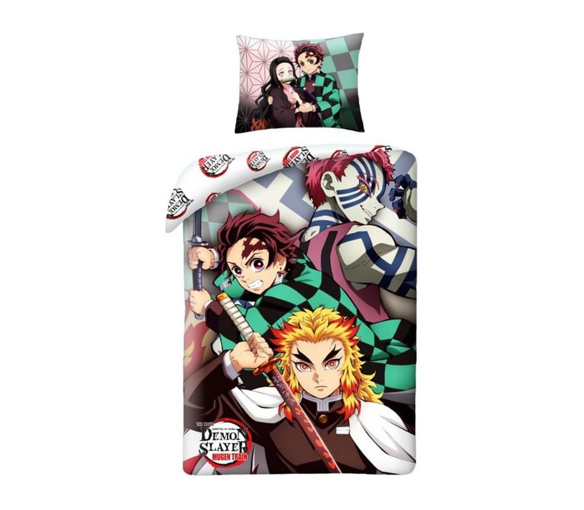 copy of DEMON SLAYER Set Letto Singolo Kamado COPRIPIUMINO 140x200cm COTONE
