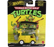 copy of Die Cast Modellino PARTY WAGON Tartarughe Ninja Scala 1:64 6cm Hot Wheels Premium Real Riders
