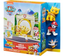 PAW PATROL Playset CATPACK LEO e MARSHALL Rescue Playset  SPIN MASTER