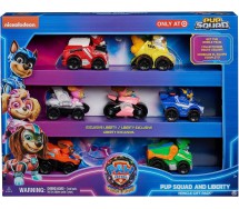 PAW PATROL Playset Box 7 RESCUE VEHICLES PUP SQUAD Originale SPIN MASTER