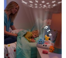 RISE and SNOZE Playset Rise & Snooze Night Light with 30 Pieces, Sound and Light Effects MEGA BLOKS HTH43