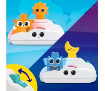 RISE and SNOZE Playset Rise & Snooze Night Light with 30 Pieces, Sound and Light Effects MEGA BLOKS HTH43