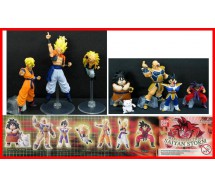 DRAGON BALL Z Set 8 Figures SAIYAN STORM COLLECTION PART 9 Bandai Gashapon