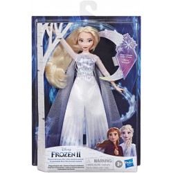 Figura Bambola 30cm ELSA Cantante SOLO LINGUA FRANCESE da FROZEN 2 Originale HASBRO E8880