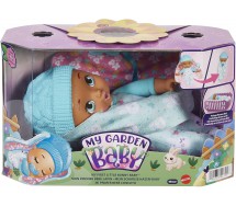 BOX ROTTO Bambola 23cm MY GARDEN BABY Coniglietto BLU orecchie morbide HGC09