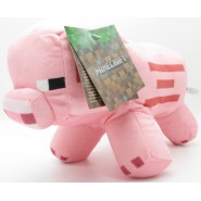 MINECRAFT Peluche 30cm MAIALE Animale Personaggio Originale UFFICIALE MOJANG Bandai Namco