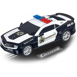 Modellino SHERIFF 2015 Chevrolet Camaro ZL1 Scala 1:43 per Pista CARRERA GO 20064031