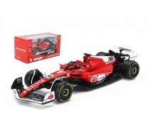 Modello DieCast FERRARI F1-75 Auto Formula 1 Scala 1/43 12cm  2022 Pilota LECLERC Numero 16 Originale Bburago 36832L 18-36832