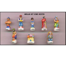 Fairies 1001 NIGHTS SINBAD ALADIN Set 8 FIGURES 3cm Porcelain FEVES France