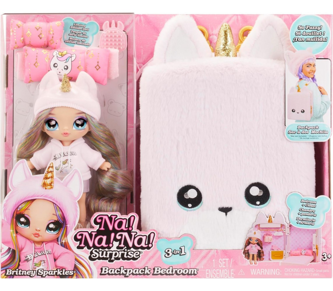 copy of NA NA NA Playset ZAINO CAMERA DA LETTO Bambola MAYA WHISKERFULL Originale L.O.L. SURPRISE LOL MGA