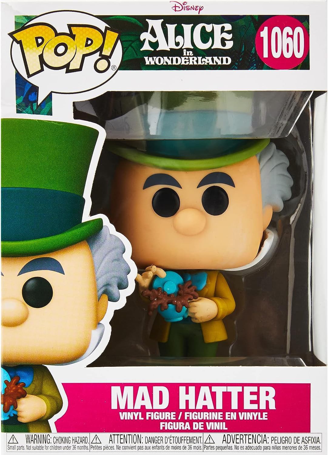 BOX ROTTO CAPPELLAIO MATTO Alice Paese Meraviglie Figura 12cm Funko POP 1060 - Imagen 3 de 3