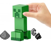 MINECRAFT mc CREEPER Action Figure 7cm Pixelated Design Original MATTEL HTL80