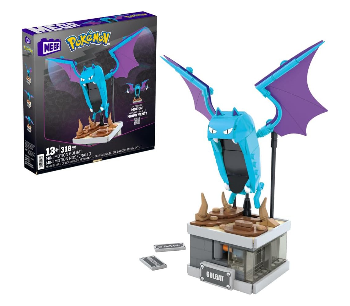copy of Playset POKEMON Figure 10cm ESPEON e UMBREON 125 Pezzi ORIGINALE Mega Construx Bloks HGC21