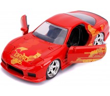 copy of Modello Auto DieCast JL5 MAZDA RX-7 ARANCIONE da Fast And Furious Part 9 Scala 1/32 ORIGINALE Jada Toys