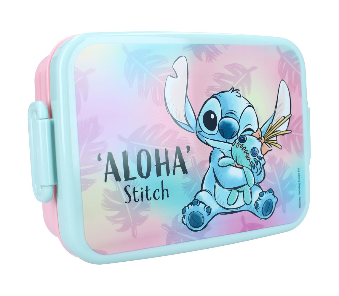 STITCH ALOHA Portamerenda 16x13x5cm DISNEY Lilo Stitch Lunch Box