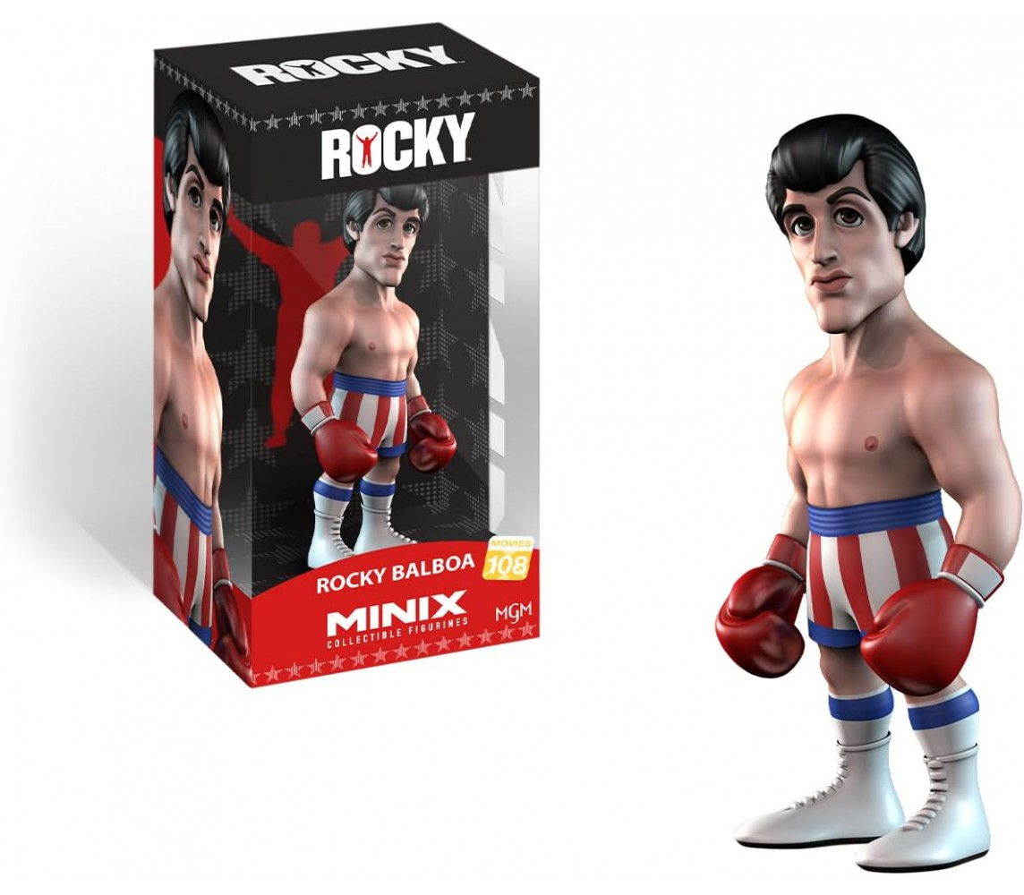 ROCKY BALBOA Sly FIGURA Statuetta 12cm Originale MINIX Serie MOVIES 108