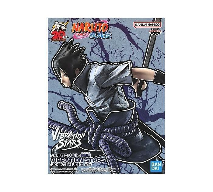 BOX ROTTO UCHIHA SASUKE Ver 3 Figura 13cm Serie NARUTO VIBRATION STARS Banpresto - Picture 5 of 5