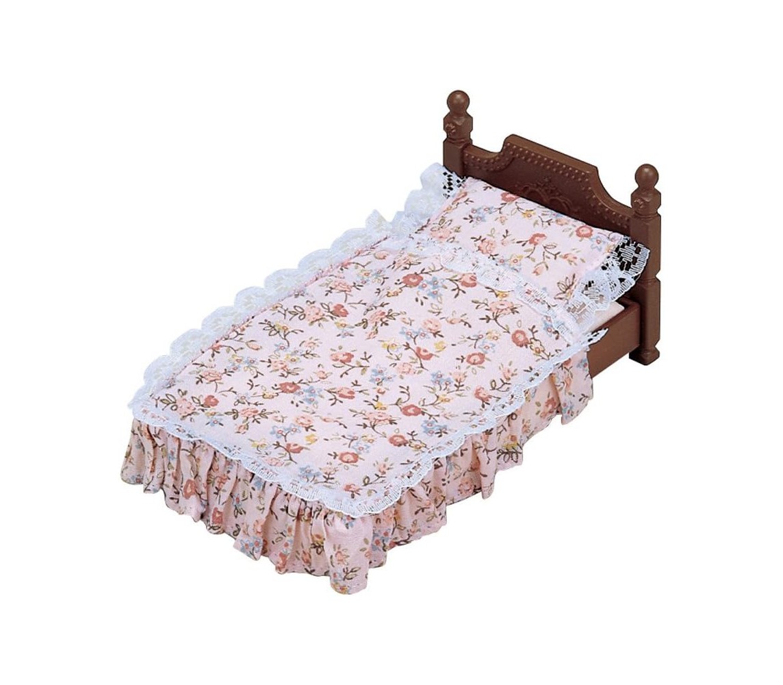 SYLVANIAN FAMILIES LETTO Classico Antico SINGOLO Accessorio Originale Epoch 5223