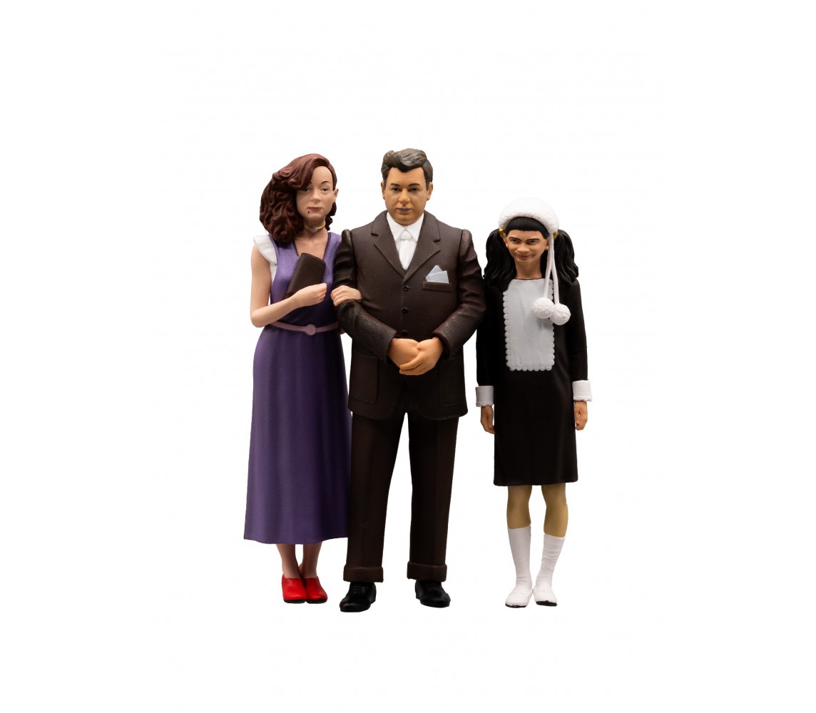 Figure Collectible Italian Movie FANTOZZI Family Christmas Movie scene 10cm Original Infinite