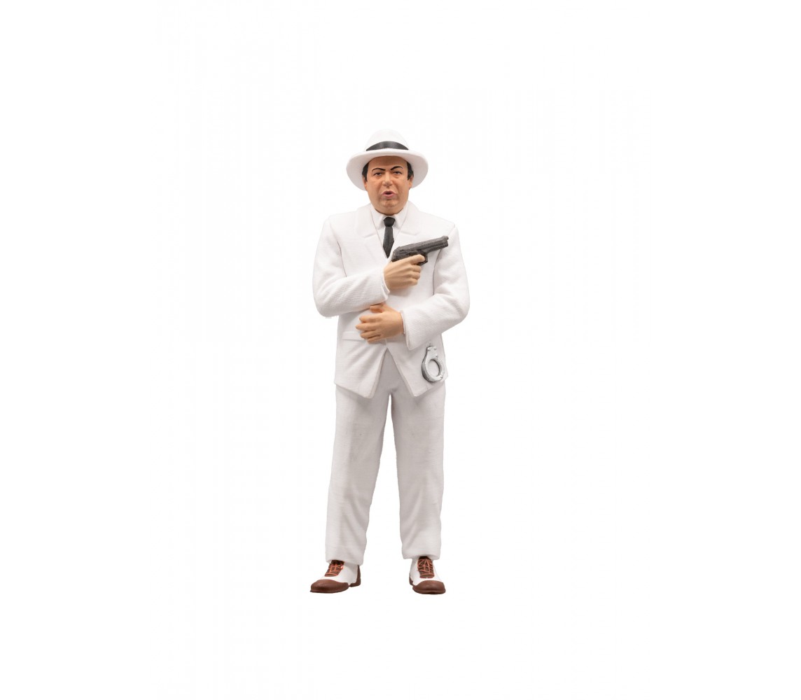 Figure Collectible Italian Movie LINO BANFI Il commissario Lo Gatto 11cm Original Infinite