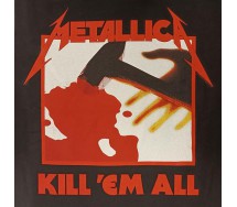 METALLICA Adult T-Shirt Black KILL 'EM ALL Original ROCK MUSIC OFFICIAL Licensed