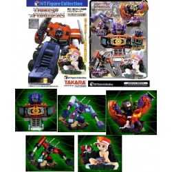 RARE SET 5 Trading Figures TRANSFORMERS Optimus Convoy TAKARA JAPAN Figure