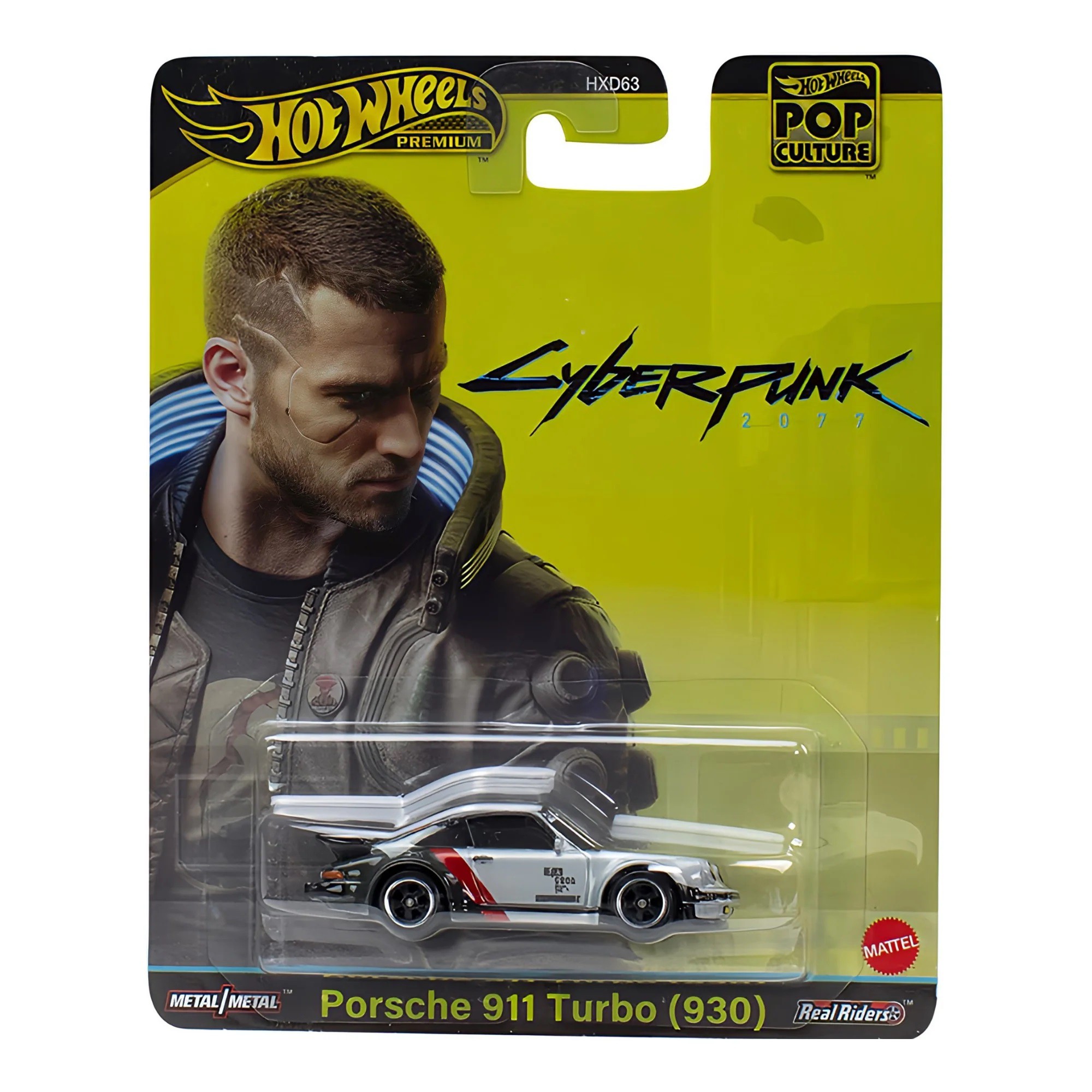 Cyberpunk 2077 Porsche 911 Turbo 930 Modell DieCast 1/64 Hot Wheels HXD95 - Bild 1 von 4