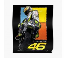 VALENTINO ROSSI 46 Modello APRILIA RSW 250 Moto GP Championship 1998 SCALA 1/18