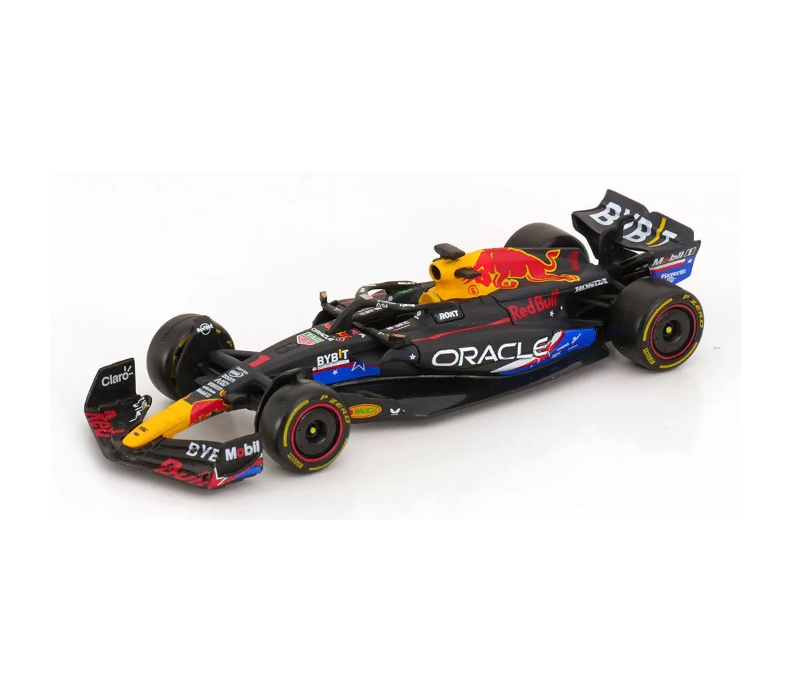 MAX VERSTAPPEN 1 Car Model F1 RED BULL RB19 2023 AUSTIN GP 1/43 12cm Original Die Cast