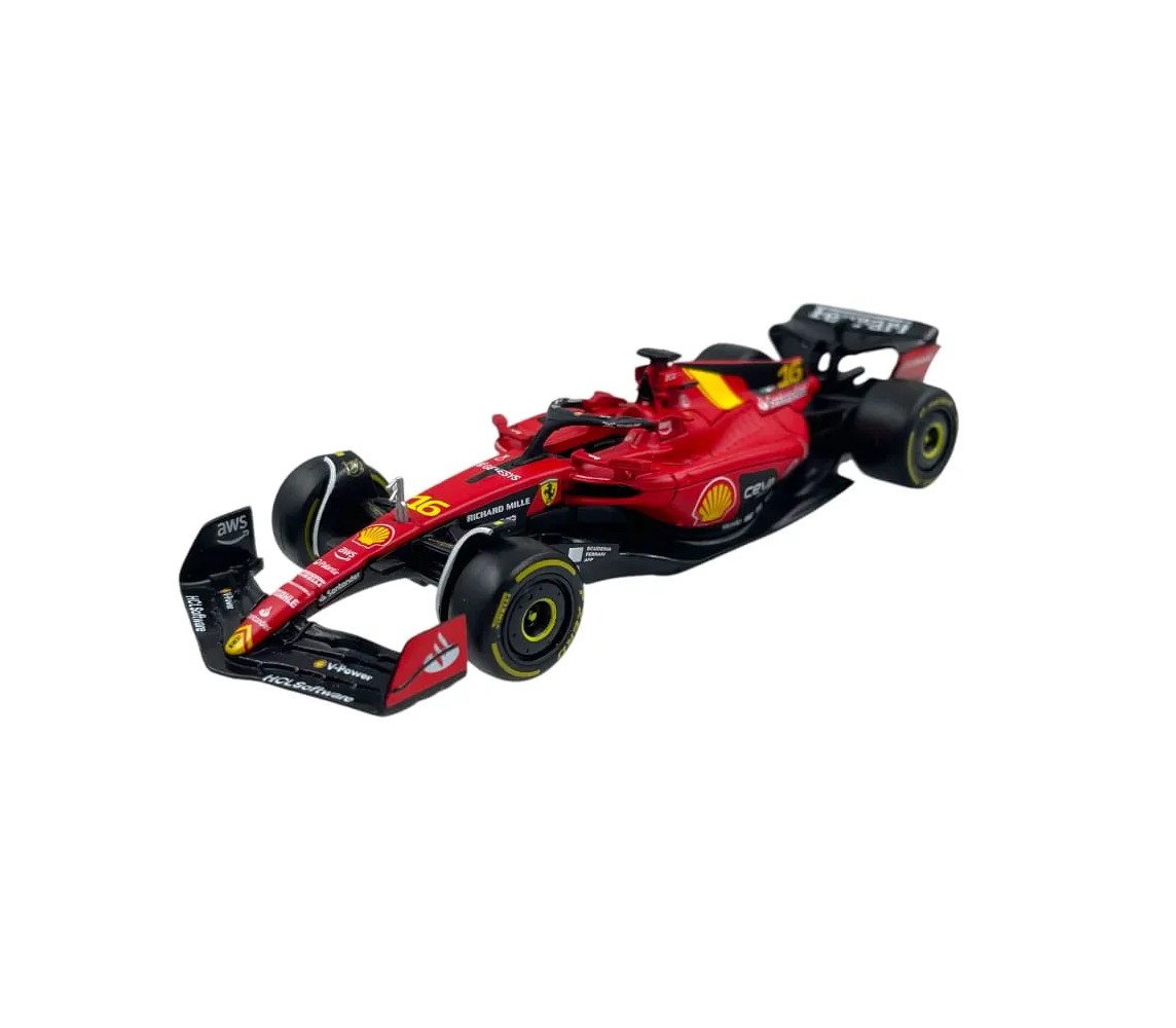 FERRARI SF-23 Monza GP F1 2023 Modello Auto Scala 1/43 Pilota LECLERC 16 Bburago