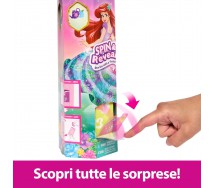 ARIEL Mermaid DOLL Disney Princess SPIN and REVEAL Surprises Accessories Stickers 28cm Original MATTEL HTV88