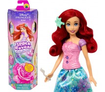 ARIEL Mermaid DOLL Disney Princess SPIN and REVEAL Surprises Accessories Stickers 28cm Original MATTEL HTV88