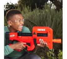NERF Automatic Motorized Rifle FORTNITE SMG Ultra Red Wrap with 8 ELITE Dards HASBRO F4106