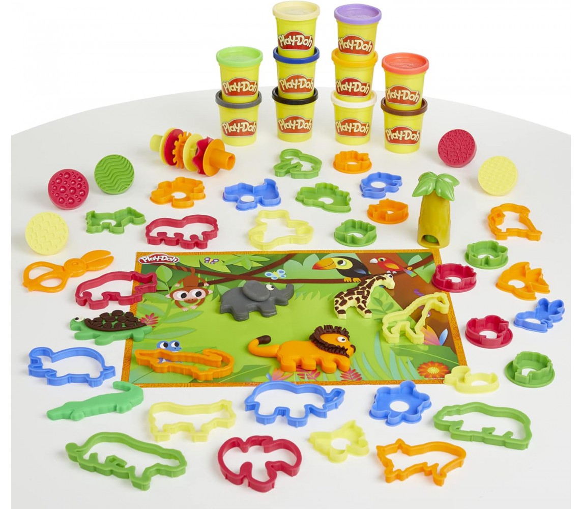 copy of Set Gioco PLAY-DOH Dino Tools con figure di dinosauri e pasta Originale Hasbro