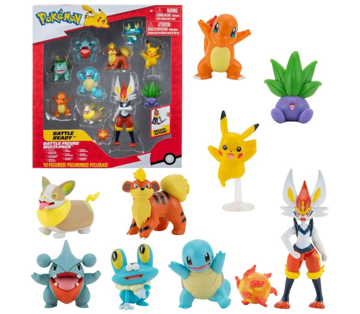 copy of BOX APERTO - POKEMON Box 2 Mini Figure PIKACHU Contro EEVEE Evoli Originali WCT Pronti alla Battaglia