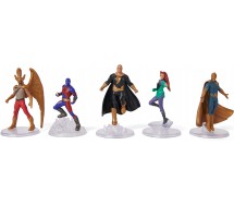 BLACK ADAM Playset Box 5 Figures 6cm JUSTICE SOCIETY heroes DC COMICS SPIN MASTER