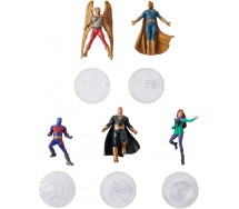 BLACK ADAM Playset Box 5 Figures 6cm JUSTICE SOCIETY heroes DC COMICS SPIN MASTER