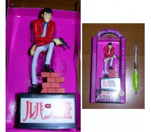 LUPIN Figura Statuetta 11cm PARLANTE Originale Banpresto Japan Lupin III 3zo 3rd