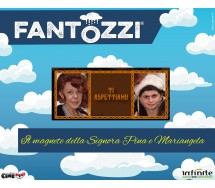 Italian Movie FANTOZZI Ugo ti aspettiamo il magnete con le foto di Pina e Mariangela 12cm Original Infinite
